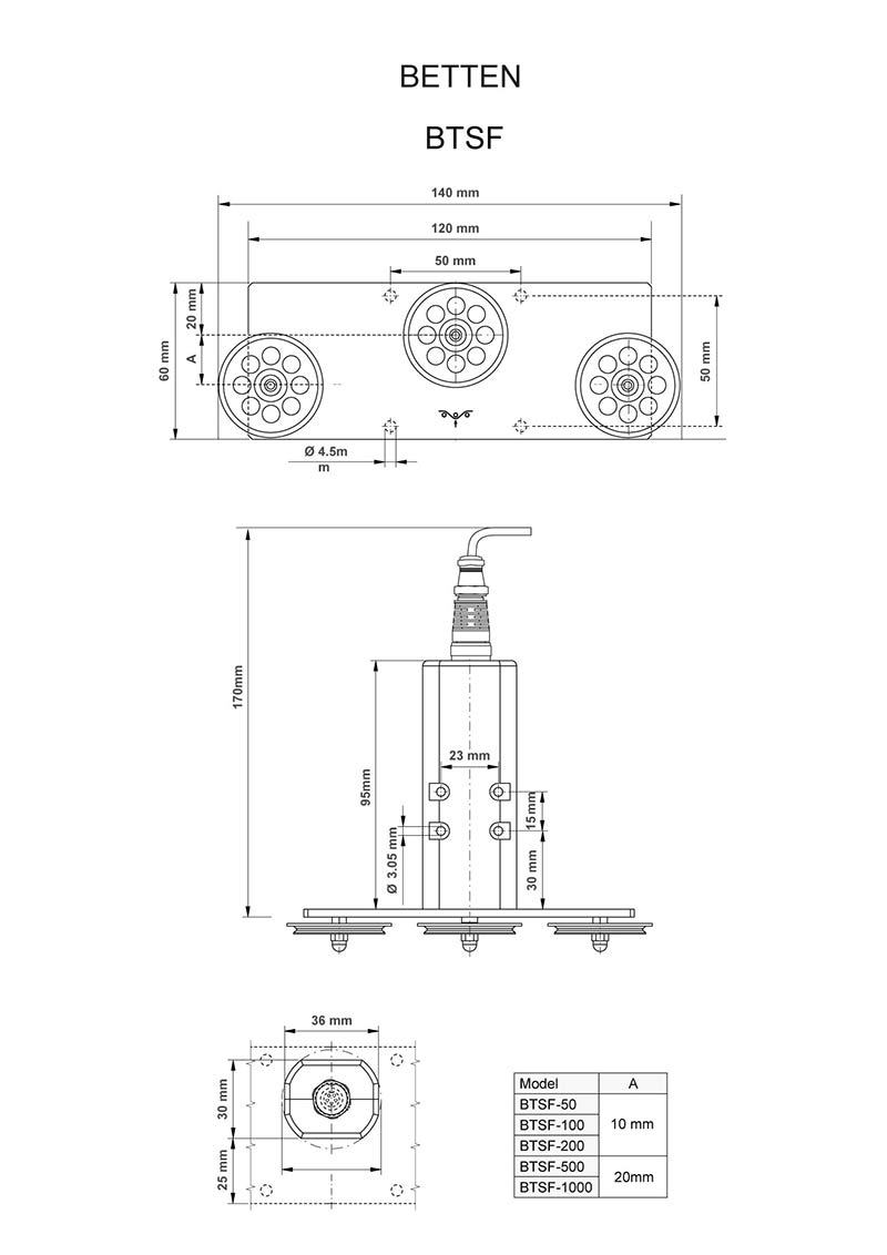 BTSF系列张力传感器